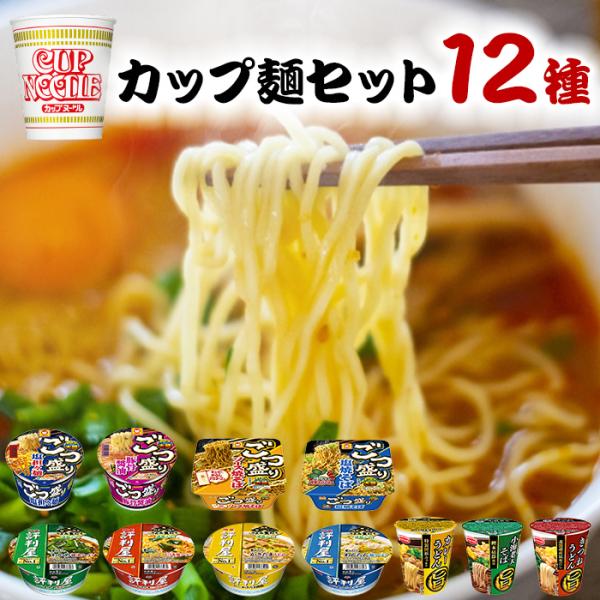 カップラーメン箱買い カップラーメン詰め合わせ カップラーメンセット 12種 インスタントラーメン