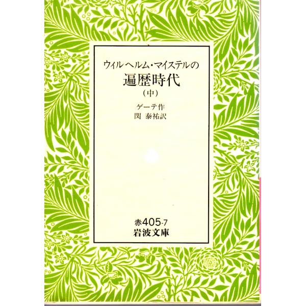 ゲーテ 著  , 関　泰祐 訳     岩波文庫                                               ■体裁＝文庫判■1991年3月7日　 9刷ヒヤケ・シミなどの汚れ・傷みがあります。