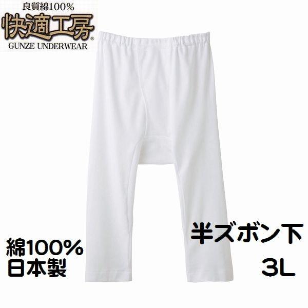GUNZE（グンゼ） 紳士 3L 半ズボン下 ステテコ 前あき 3L 快適工房