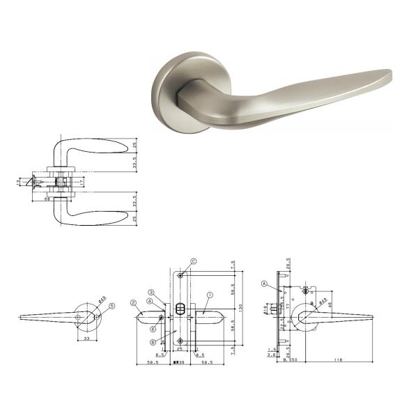 Panasonic パナソニック ベリティス 内装ドア部材レバーハンドル A1型