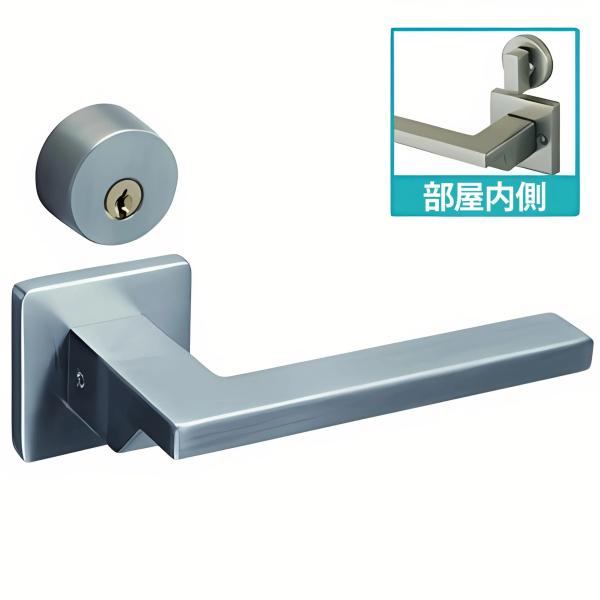 ウッドワン WOODONE ドア部材レバーハンドル(Q型・鍵付錠)【ZH11Q4-B