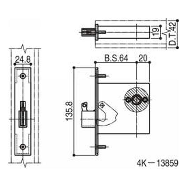 YKK-AP@փhAށ@P[XE󂯁@P[X@yHH4K13859z