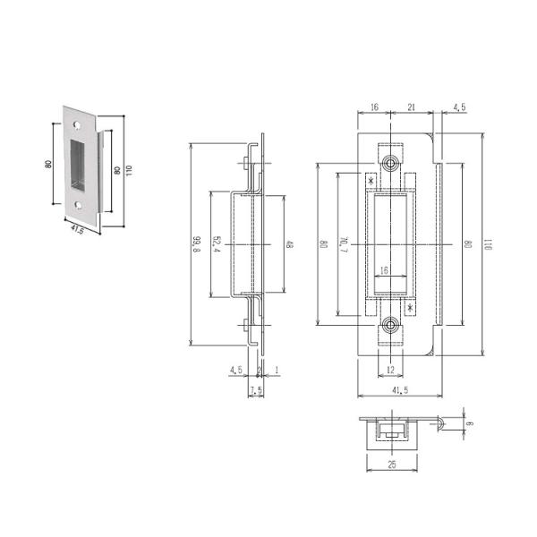 YKK-AP@փhAށ@P[XE󂯁@yHHJ-0424z@