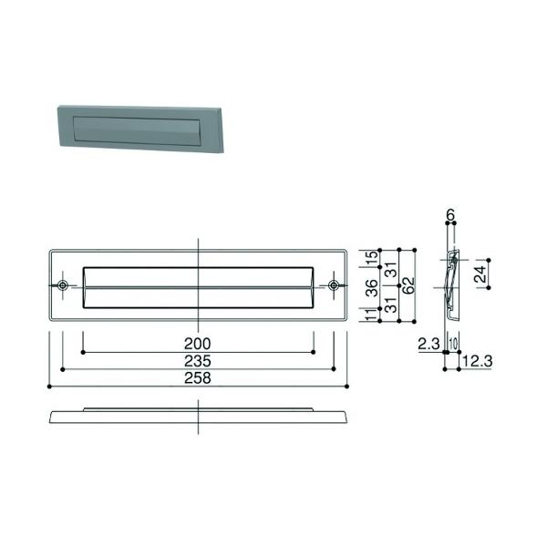 YKK-AP@փhAށ@|XgEX֎󂯁@|Xg(O)@yHH2K14597z