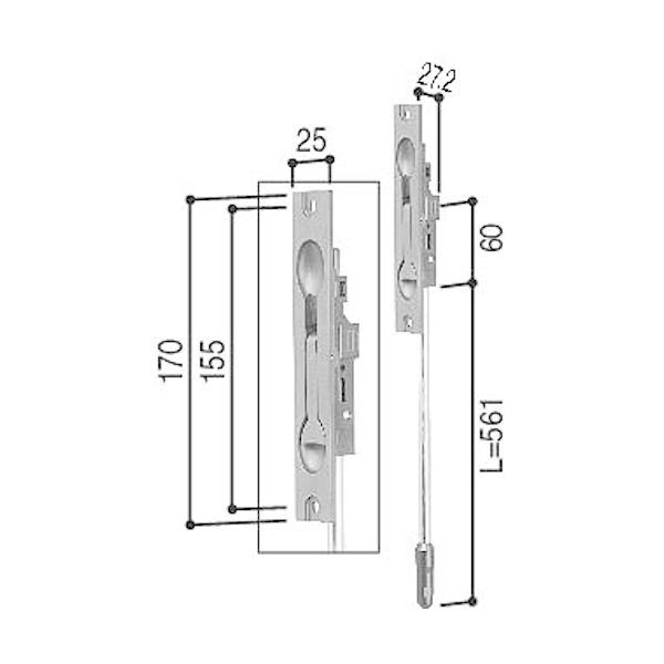 YKK-AP@փhAށ@tXE󂯁@tX@yHH-2K-30281-561z