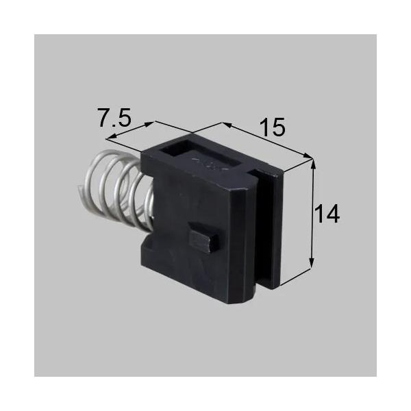 LIXIL(新日軽)　網戸外れ止め 網戸部品（本体ZMKT395×4個セット）【ZMKT395】カラー：ブラック内容：本体(ZMKT395)4個入りセット
