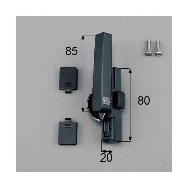 【ネコポス便発送・送料350円】　LIXIL(トステム)　クレセント大(左用)　窓(サッシ)部品(鍵・錠)【AAAZC11L】内容：本体AAAZC11L (CPJ264L)×１、ネジカバー×２、取付ネジセット×１カラー：ブロンズ寸法：取付ネ...