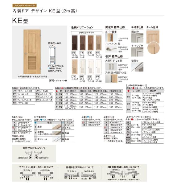 Panasonic パナソニック ベリティス 内装ドアKE型 開き戸(片開き Panasonic パナソニック ベリティス 内装ドアKE型 開き戸(片開き