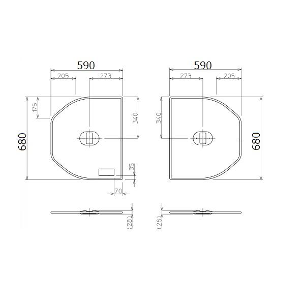 TOTO 風呂ふた 把手無組合風呂蓋 1200 【EKK84148TW1】 : 建材と住設の