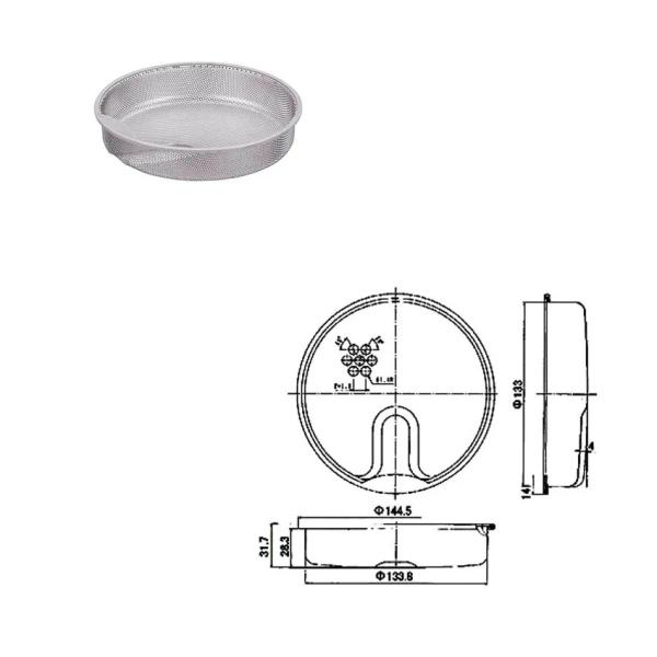 LIXIL・サンウエーブ キッチン部品 排水カゴ 【ANゴミカゴ_1360054