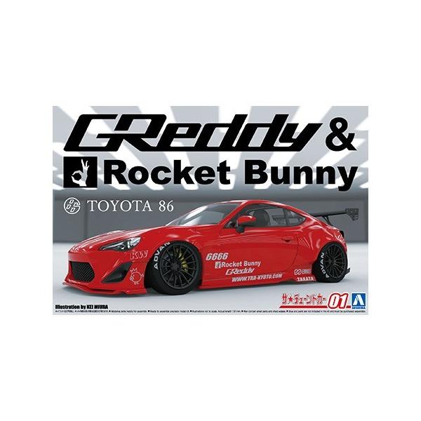 AIV} 1/24 ZN6 TOYOTA 86 '12 GREDDY&amp;ROCKET BUNNY ENKEI Ver. ig^j U`[hJ[No.1