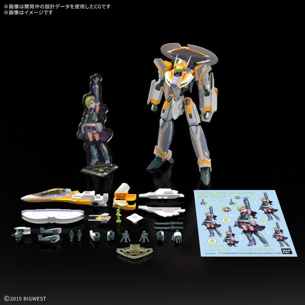 バンダイ HG 1/100 VF-31E ジークフリード(チャック・マスタング機)デラックスセット マクロス《6月予約》