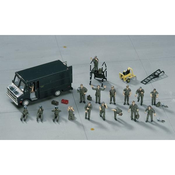 ハセガワ 1/72 アメリカ パイロット/グランド・クルーセット X72 ハセガワ 1/72 アメリカ パイロット/グランド・クルーセット X72