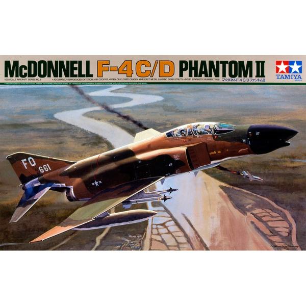 タミヤ 1/32 エアークラフトシリーズ No.05 マクダネルF-4 C/D タミヤ 1/32 エアークラフトシリーズ No.05 マクダネルF-4 C/D
