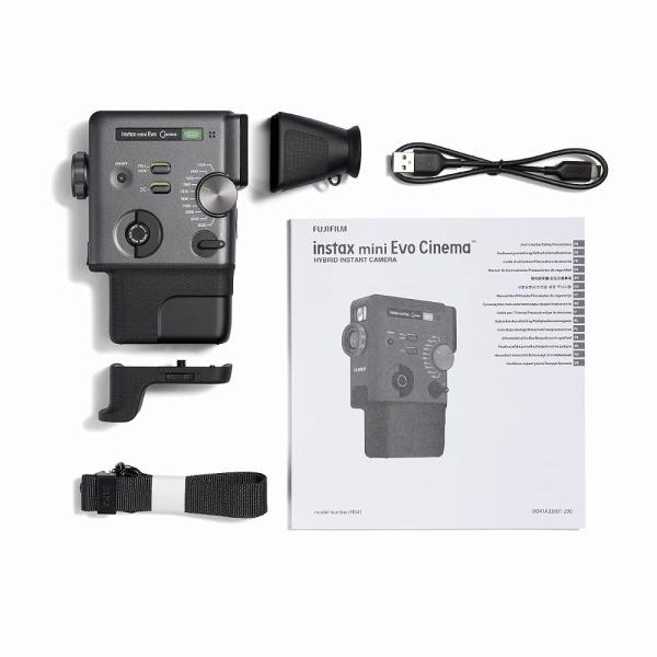 富士フイルム チェキ instax mini Evo Cinema ハイブリッドインスタントカメラ
