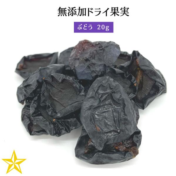 山梨県産 無添加ドライ果実 ぶどう 20g 単品 巨峰 ピオーネ ドライフルーツ 山梨乾燥果実工房なかむら