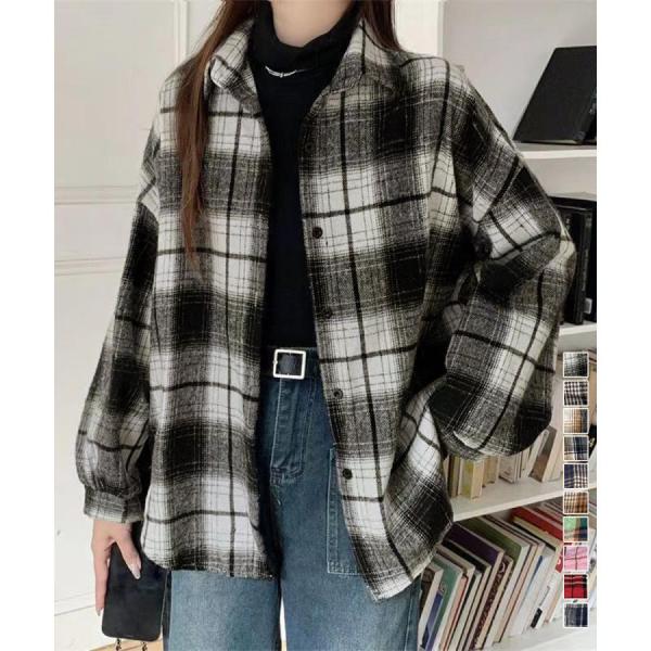 ビエラ起毛チェックシャツ 厚手ネルシャツ