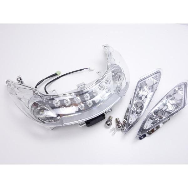 グランドマジェスティ250 ブラストマニア製 LEDエンボス テールランプ 