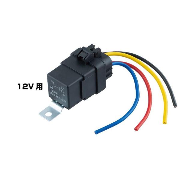 ジェットイノウエ製　防水ガードリレー　12V車専用　30Aまでの電装品の配線をサポート　(505115)