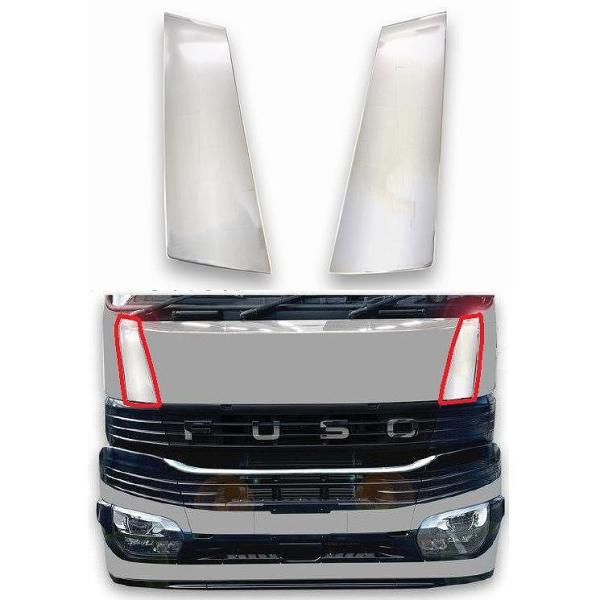 24スーパーグレート　純正ナンバー横メッキパネル 24スーパーグレート 純正ナンバー横メッキパネル 24スーパーグレート