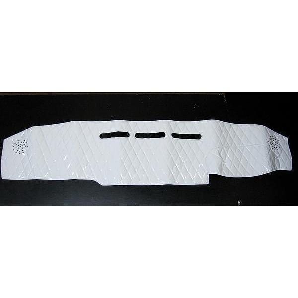 キルトダッシュマット　ホワイト（白）　日野　4ｔ　トラック　レンジャープロ　標準幅車用　お取り寄せ商品（納期約2週間）