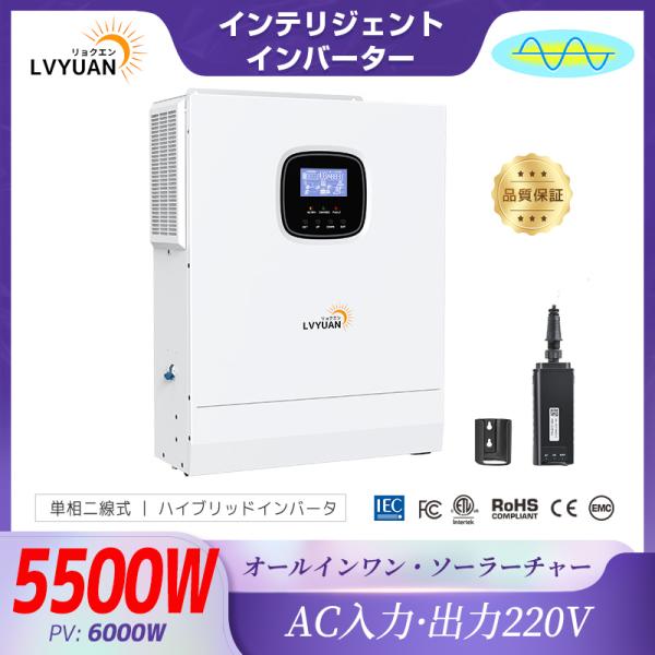 セール」【日本企業による安心のサポート体制】LVYUAN 5.5KW 単