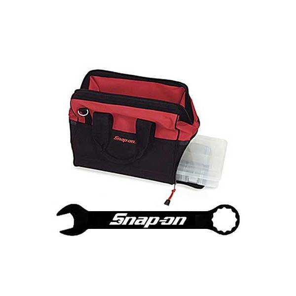スナップオン ツールバッグ 丸型 ケーブル ワイヤー ブースター Snap-on（スナップオン）ツールバッグ「TOOL BAG WITH PARTS CASE