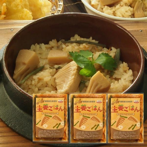 生姜ごはんの素 2合用 3袋セット