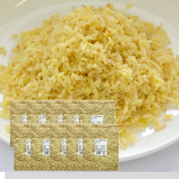 みじん切り生姜の特徴：2.5mmのダイスカットに刻んだ生姜を真空パックにしました。無添加なので他の食材を邪魔しない生姜のしっかりした香りとピリッとした辛味が味わえます。高知県産生姜の特徴：高知県産白生姜。果肉が黄色で根茎は肥大良好の近江生姜...