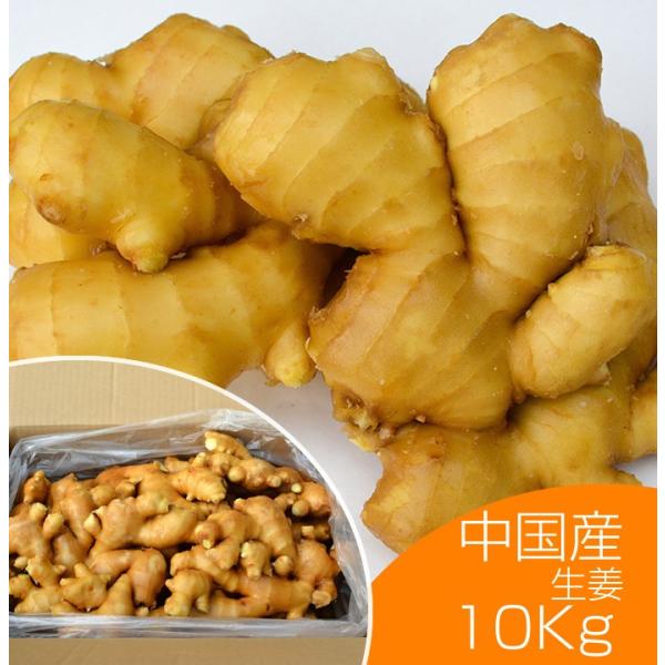 食用 中国産 黄金生姜 10kg（近江生姜 黄色）