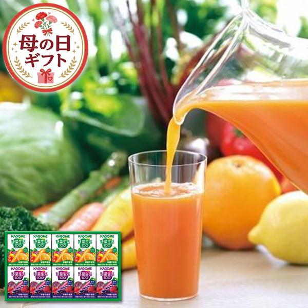 他サイト： 母の日ギフト カゴメ 野菜生活100 小容量ギフト 10本入り 飲みやすい2種セット お届け期間5月6日〜5月10日の商品画像