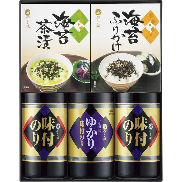 やま磯 味のり卓上バラエティセット SVG-C｜味付のり しそ風味 焼のり 海苔茶漬け入り｜海苔ギフト 内祝い お返し
