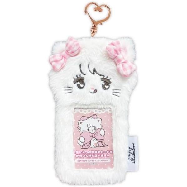 mikko illustrations もふもふフォトキーホルダー ムース MK05-01