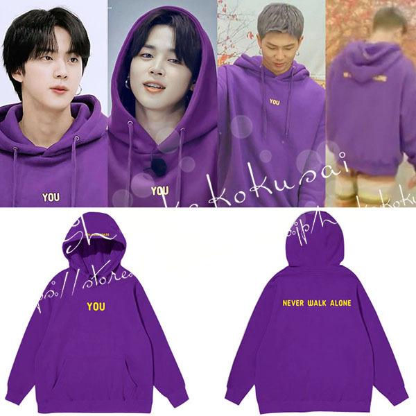 BTS(防弾少年団)風 JIMIN 韓流グッズ パーカー スウェット フード付き