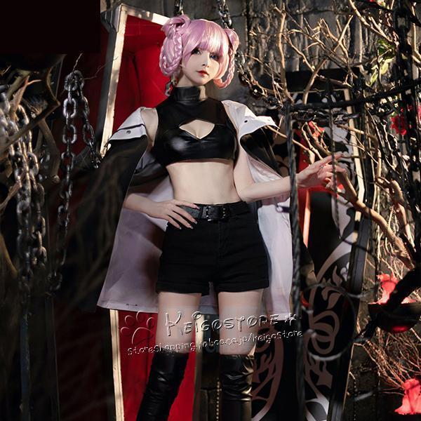 よふかしのうた 風 七草ナズナ コスプレ 衣装 ウィッグ 靴