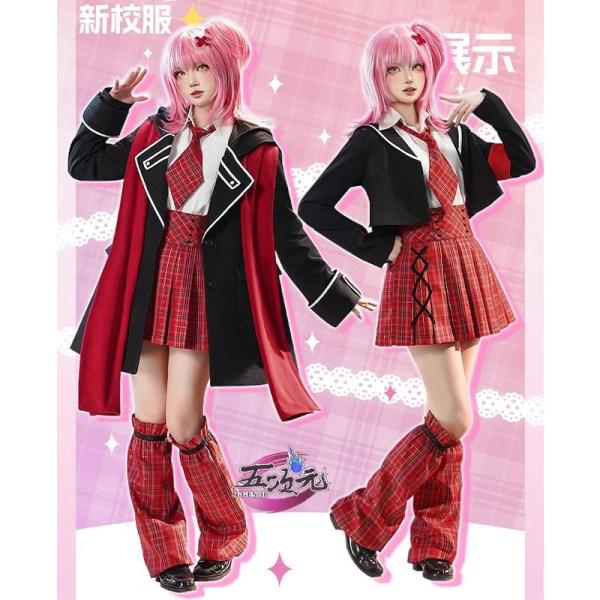 三分妄想 しゅごキャラ！ コスプレ 日奈森 あむ ジュエルジョーカー あむ 新制服 コスプレ衣装 ※ウィッグ 追加可能