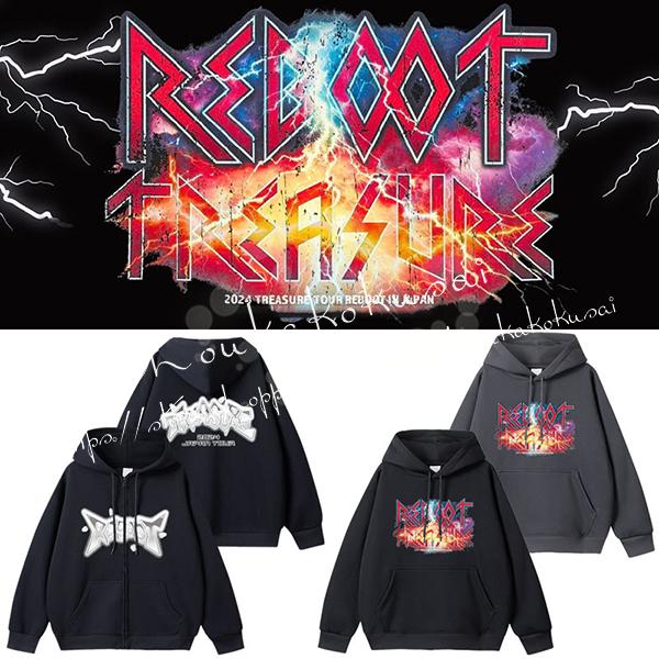 Treasure REBOOT limited パーカー フーディー　Mサイズ Treasure REBOOT パーカー フーディー