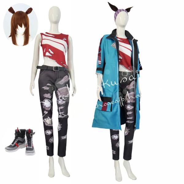 ウマ娘 プリティーダービー ナカヤマフェスタ 勝負服 コスプレ 衣装 ウィッグ 靴 イベント コスチューム 変装活動 仮装 学園祭 撮影