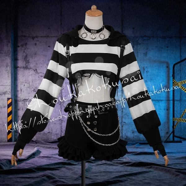 にじさんじ VTuber 囚人番号039 笹木咲 Cellmates コスプレ衣装 cosplay イベント コスチューム 変装活動 仮装 学園祭 撮影 祭り クリスマス ハロウィン