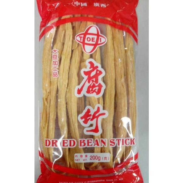 横浜中華街　中国名産　腐竹（乾燥ゆば）湯葉（棒ゆば）　200ｇ、美味可口、営養豊富♪