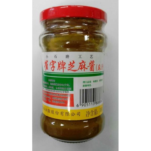 崔字牌　芝麻醤（麻汁）　300g　業務用、中華調味料♪