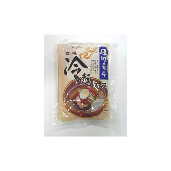 韓国直送冷麺スープ、手軽に韓国の味♪韓国食品　冷麺　Borichon ボリ冷麺スープ（濃い味）　300g、韓国本場の冷麺を味わえる♪