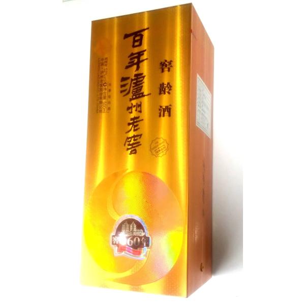 中国白酒 正規輸入品 百年瀘州老窖(ろしゅうろうこう) (窖齢60年) 52度