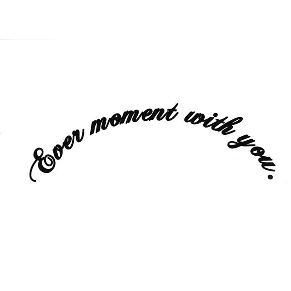 [���[����]�G�A�u���V�@�{�f�B�[�W���G���[�@�w�i�^�g�D�[�p�X�e���V��/Ever moment with you. �i�ǂ�Ȏ������Ȃ��ƈꏏ�j�@W:18cm