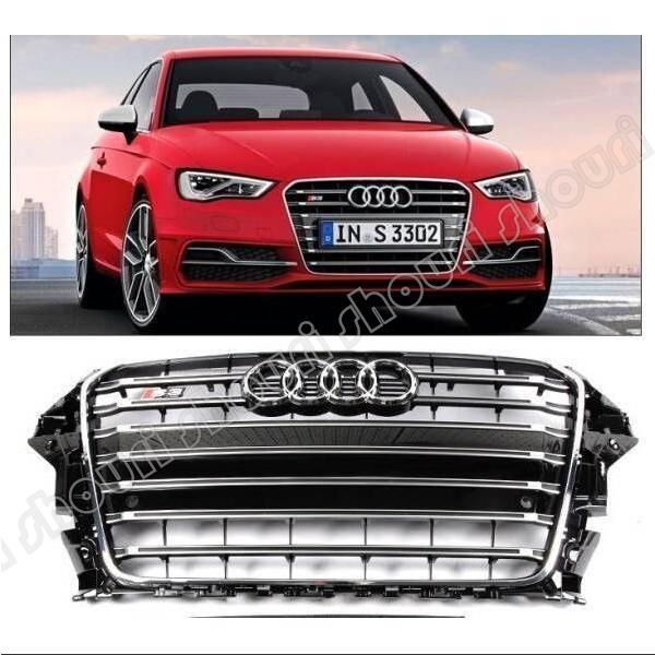 和風 アウディ A3 フロント グリル S3 インテークグリル A3改造S3