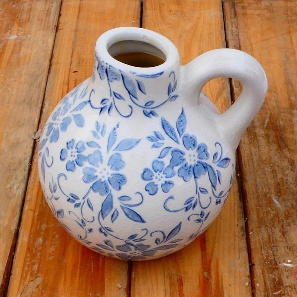 花瓶 ボトル ピッチャー Handle シノワボトル 花器 CTQ-71 彩か