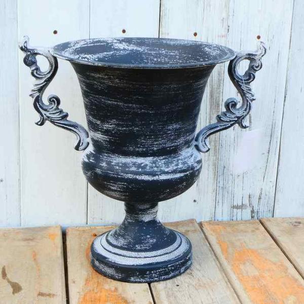 鉢 スタンドポット クラシカルティン T-6 直径20cm アンティーク風