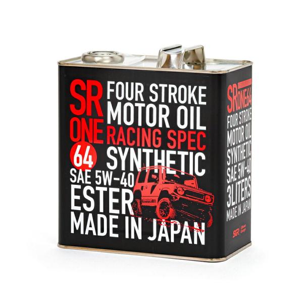 ショウワガレージ SGRエンジンオイル 5W-40 3L SR-ONE64 レーシングスペック ジムニーJB64など ガソリン車用(レギュラー/ハイオク)