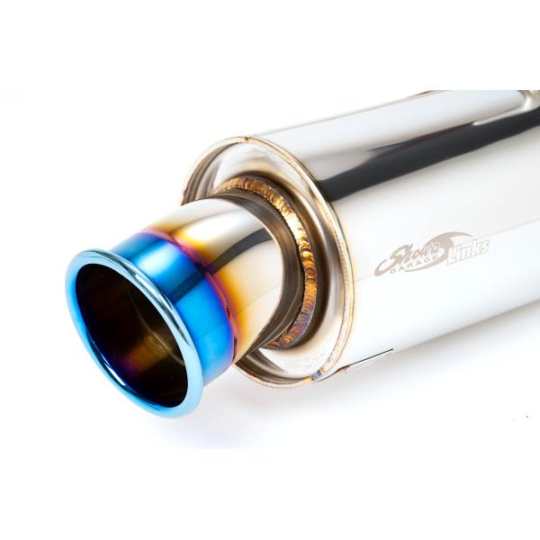 ショウワガレージ Linksマフラー ジムニー JB64 静音タイプ ブルー