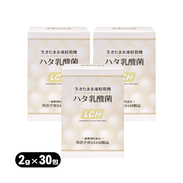 B品セール LCH ハタ乳酸菌 2g x30包入 x3個セット 計90包 乳酸菌